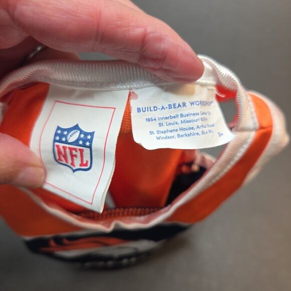 Build A Bear NFL Denver Broncos Football Cheerleader Outfit Top Skirt Only - Picture 5 of 6